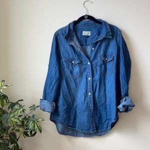 Denim Button down